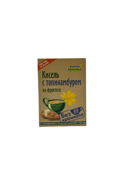 Компас здоровья Кисель овсяно-льняной с топинамбуром на фруктозе 150гр