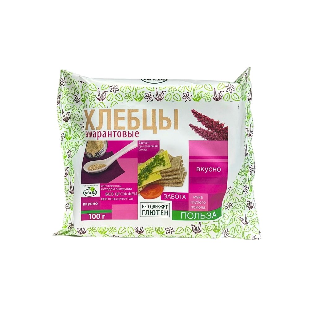 Ди Ди Хлебцы амарантовые 100гр