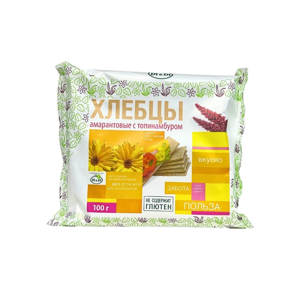 Ди Ди Хлебцы амарантовые с топинамбуром 100гр