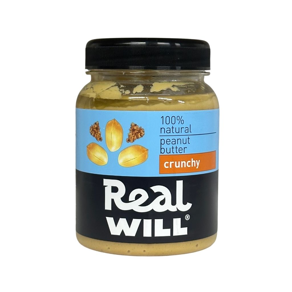 Арахисовая паста с кусочками арахиса 330гр Real will