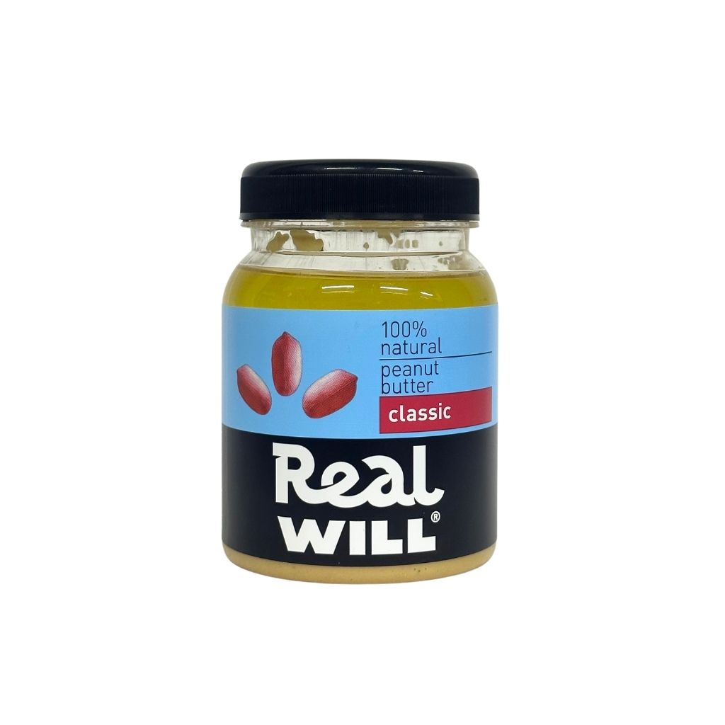 Real will Арахисовая паста классическая 330гр
