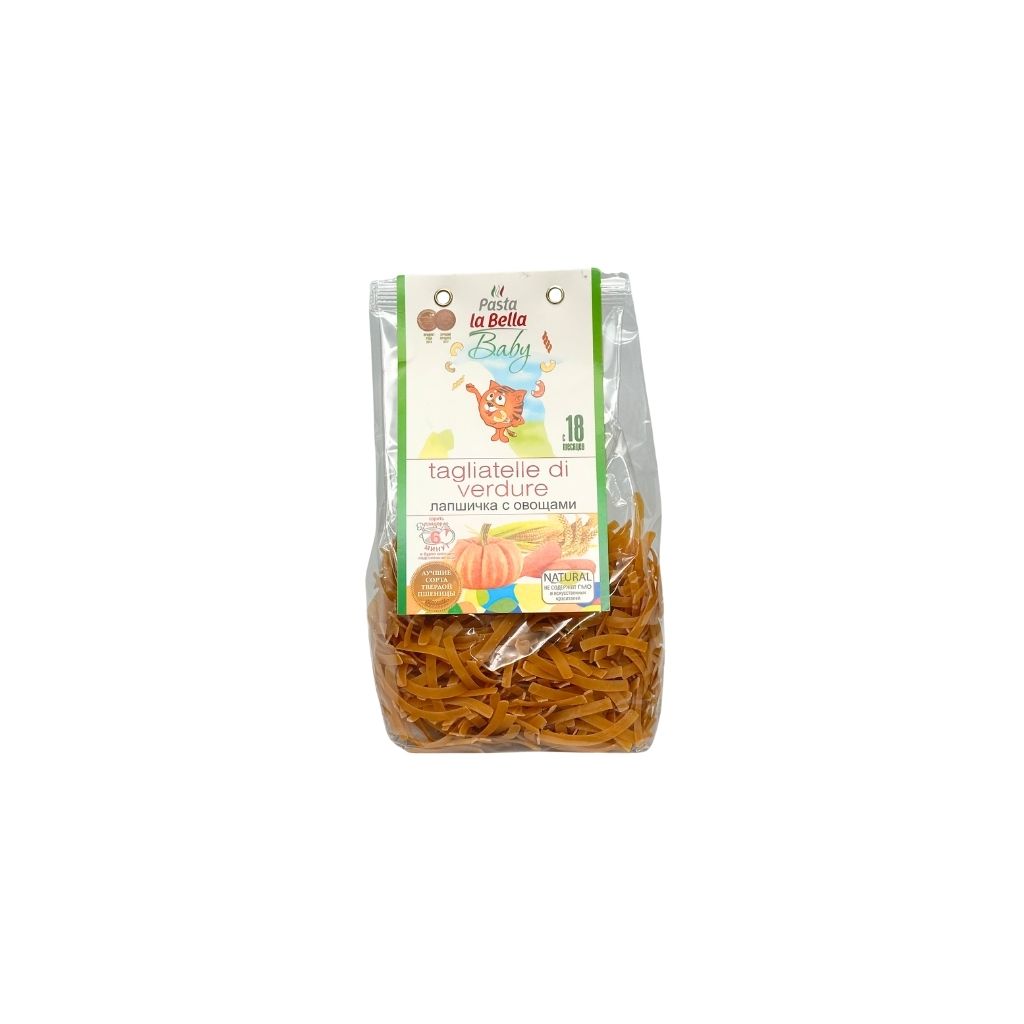 Pasta la Bella Baby Лапшичка с овощами 250гр