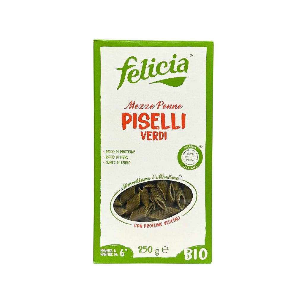 Felicia Паста из зеленого горошка: Пенне без глютена Био 250гр