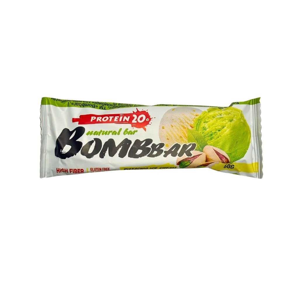 Bombbar батончик Фисташковый пломбир 60гр