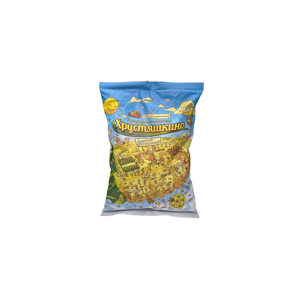 Хрустяшкино Сладкие кукурузные палочки Ванильный бережок 90гр