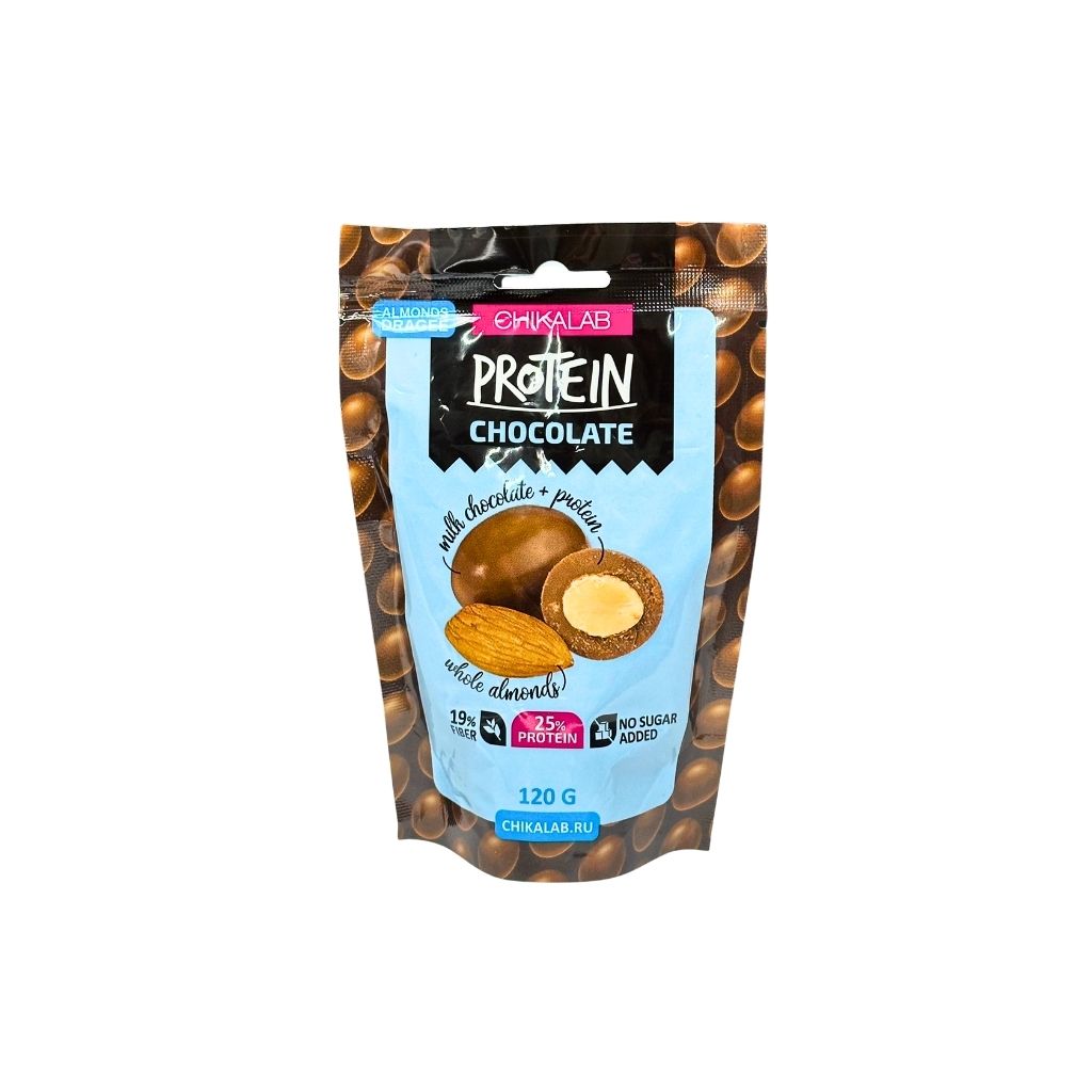 Chikalab Драже Миндаль в шоколаде 120гр