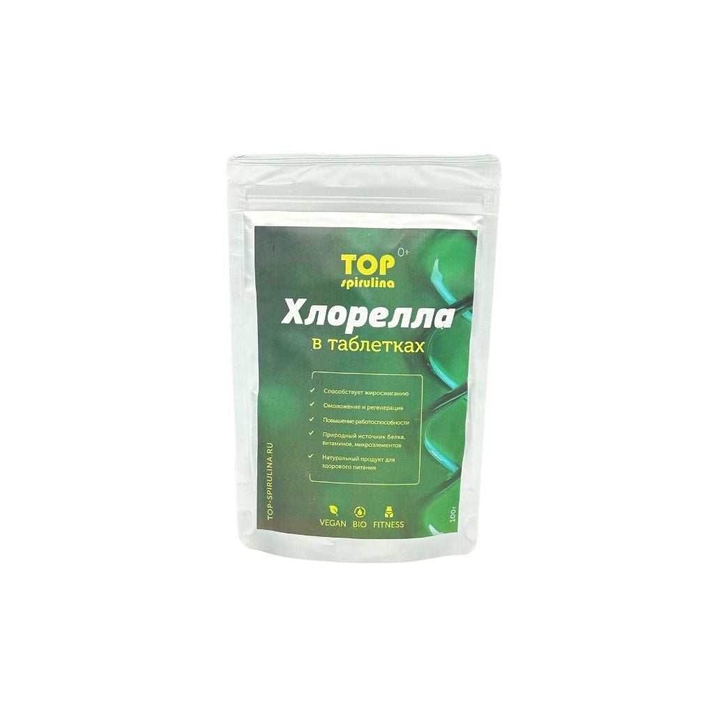Хлорелла (Топ спирулина) 100гр в таблетках