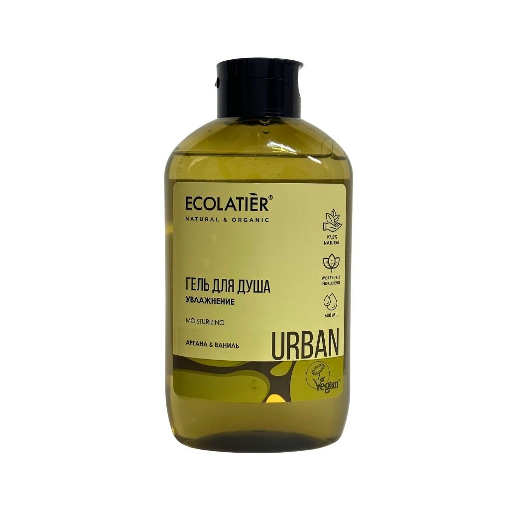ECOLATIER URBAN Гель для душа Увлажнение Аргана и Ваниль 600мл