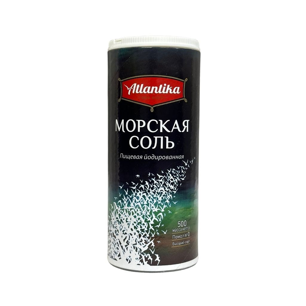 Атлантика Морская соль йодированная 500гр