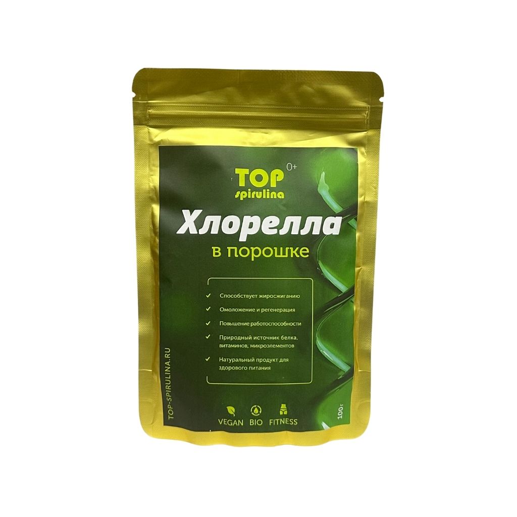 Хлорелла (Топ-спирулина) 100гр порошок