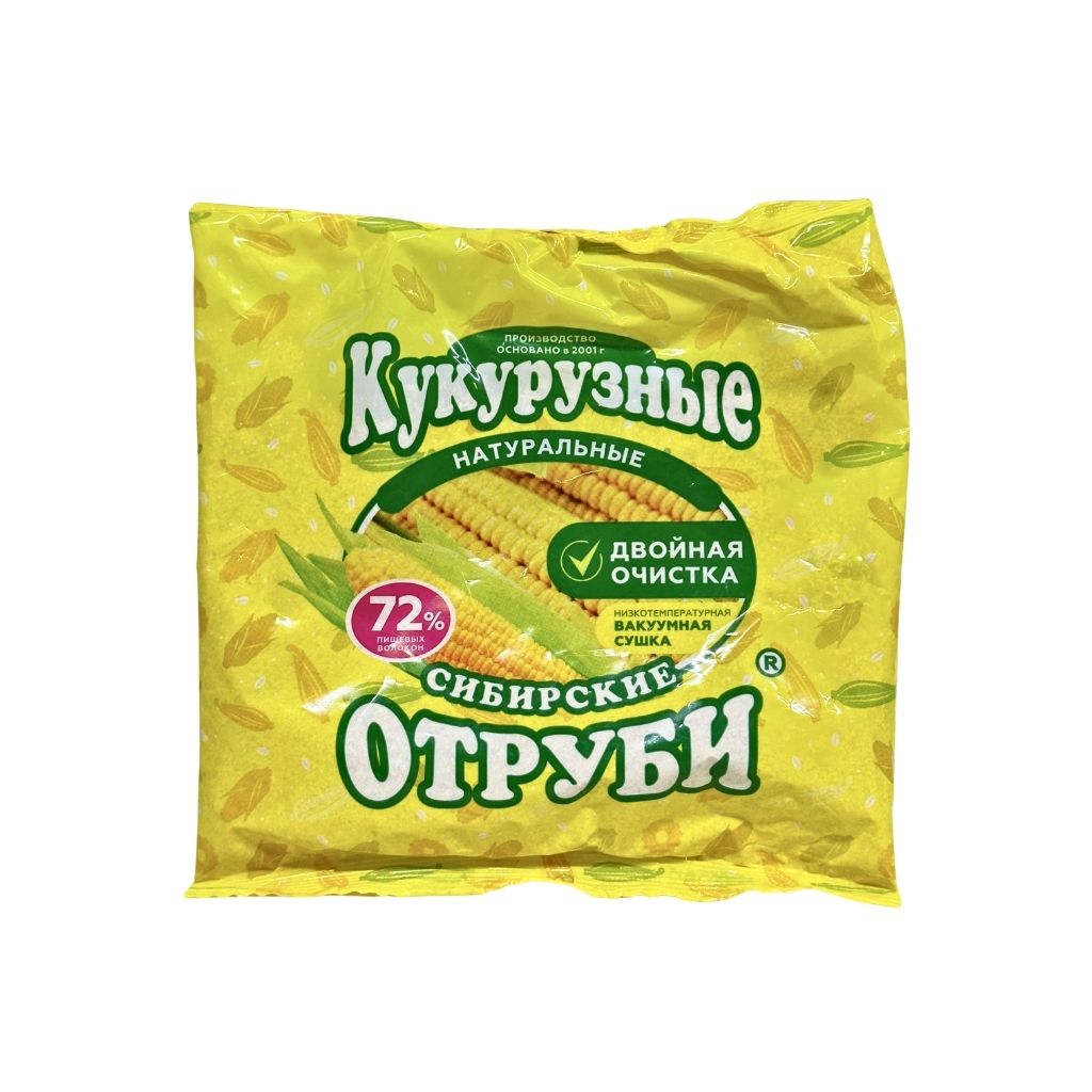 Сибирская клетчатка Сибирские отруби "Кукурузные" натуральные 180гр