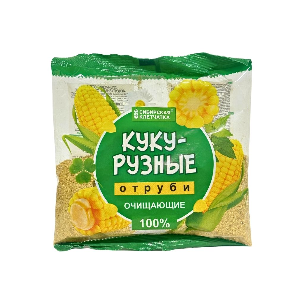 Сибирская клетчатка Сибирские отруби "Кукурузные" очищающие 180гр