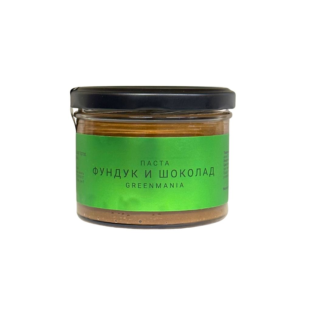 Паста Greenmania Фундук и шоколад 200гр