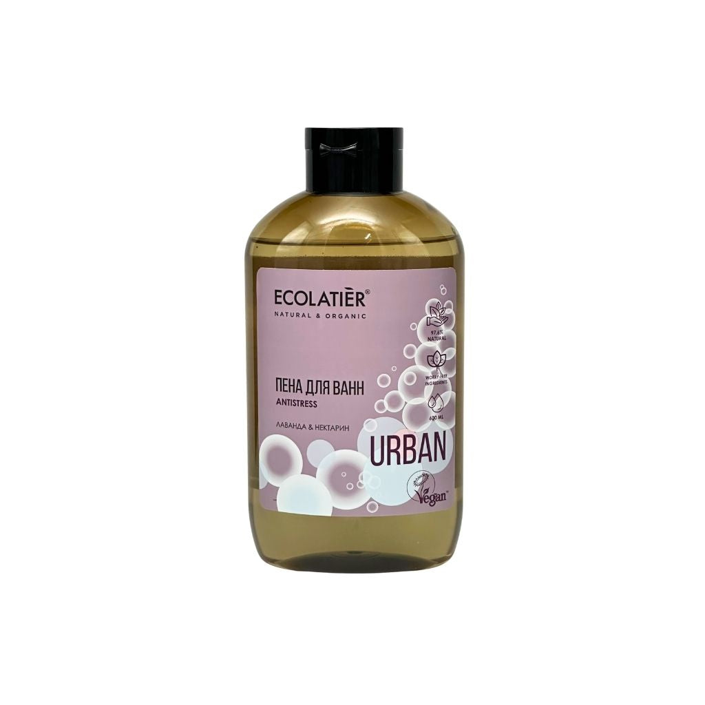 ECOLATIER URBAN Пена для ванн лаванда и нектаринн 600мл