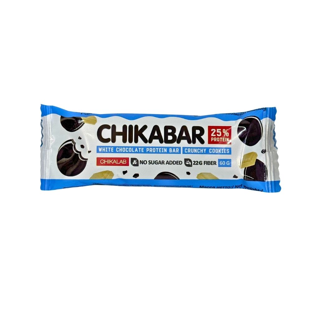 Chikalab батончик глазированный с начинкой Хрустящее печенье 60г