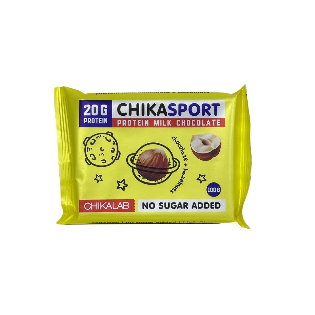 Chikalab Шоколад молочный с фундуком 100гр