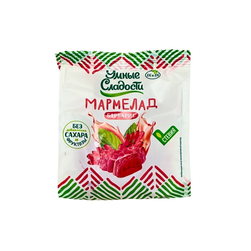 Ди Ди Мармелад Умные сладости желейно-формовой со вкусом барбариса 150г