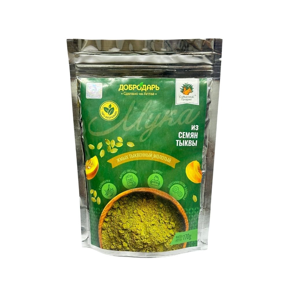 Сибирский продукт Жмых из тыквенных семечек 200гр