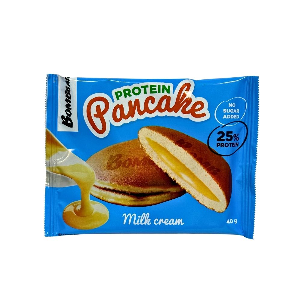 Bombbar Панкейк неглазированный с начинкой 40 гр (Молочный крем)