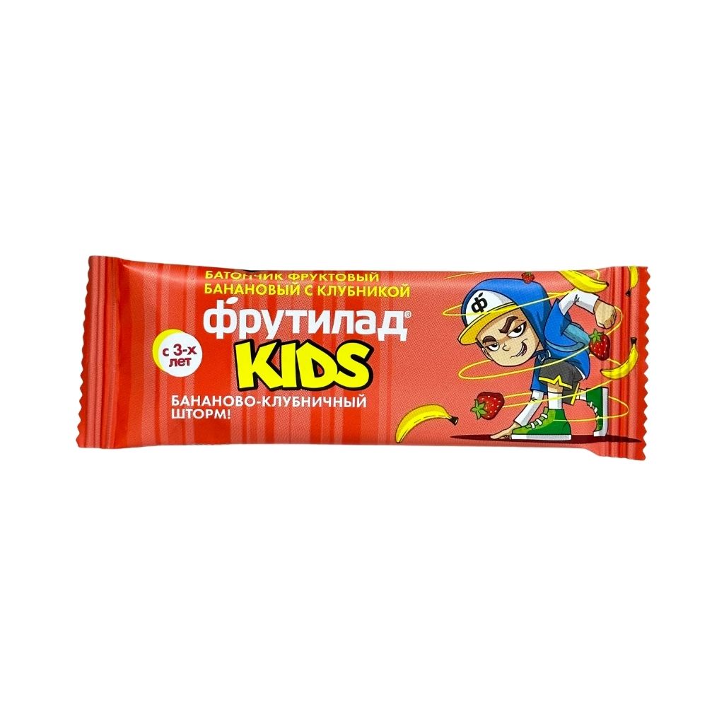 Фрутилад Кидс Батончик бананово-клубничный шторм 25гр