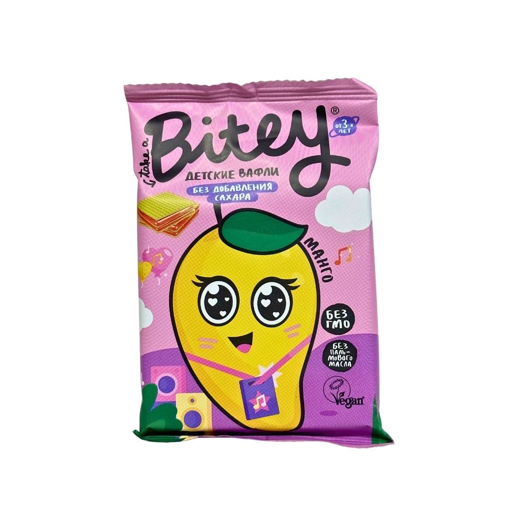 Bitey Вафли фруктово-овощные Манго-Морковь 35гр