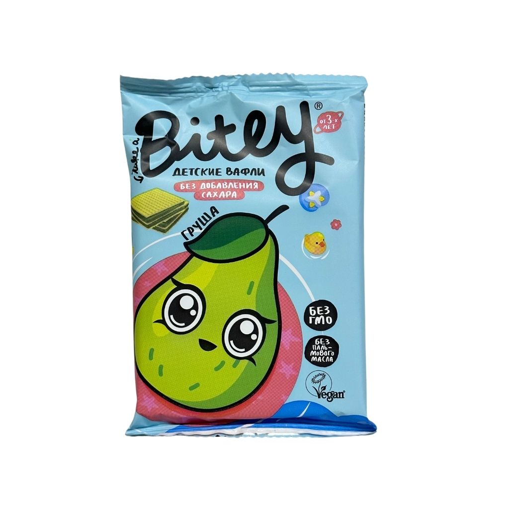Bitey Вафли фруктово-овощные Груша-Брокколи 35гр