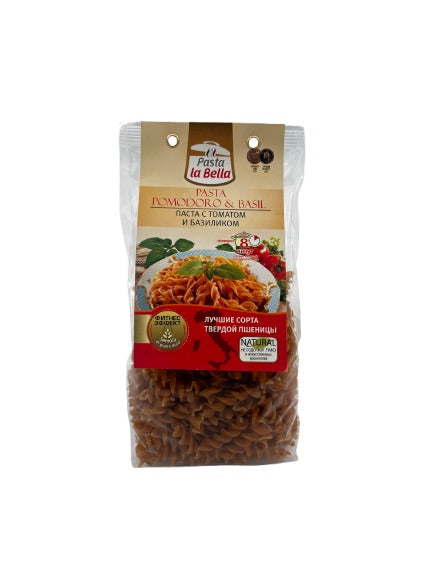 Pasta la Bella Макароны с Томатом и базиликом 250гр