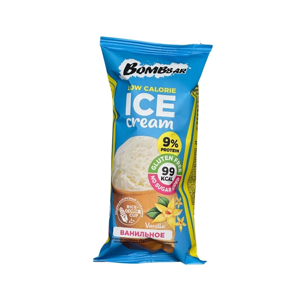 Bombbar Мороженое в вафельном стаканчике Ванильное 80гр