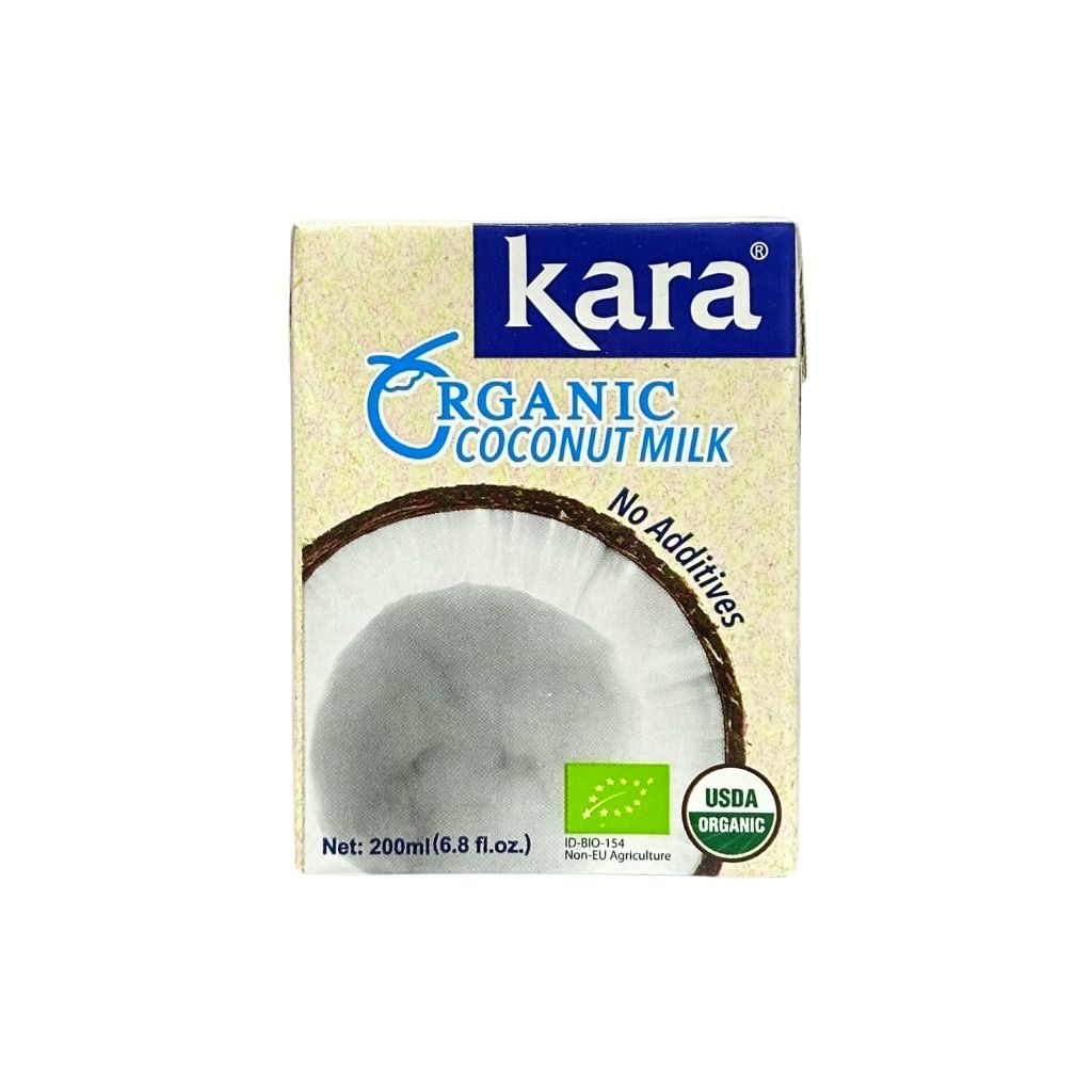Кокосовое молоко органическое Кara Organic, жирность 17%, 200мл тетра пак