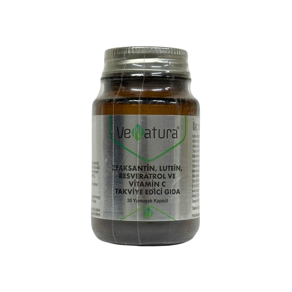 Венатура Зеаксантин, Лютеин, Ресвератрол и Витамин С \ (VeNatura)
Zeaksantin, Lutein, Resveratrol ve vitamin C 30кап