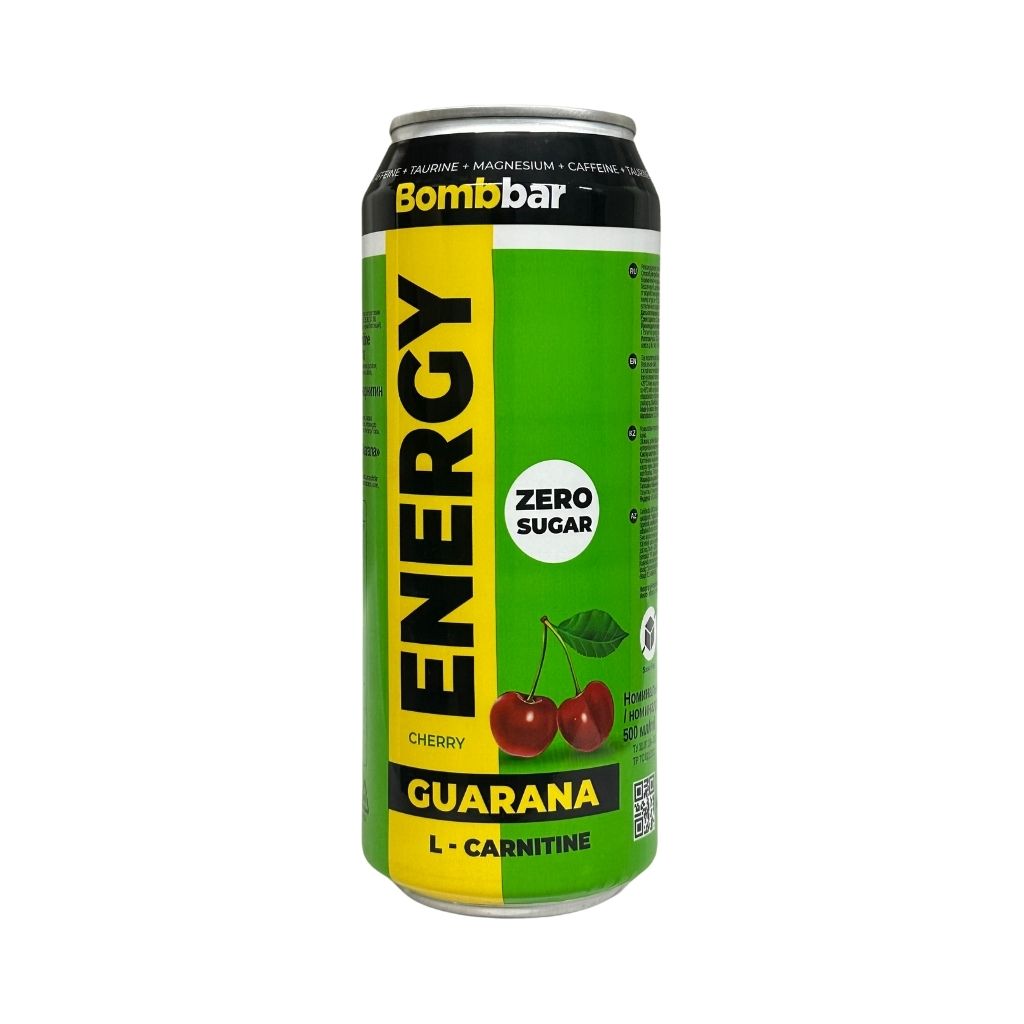 Bombbar Напиток серии L-Карнитин с Гуараной Вишни 0,5