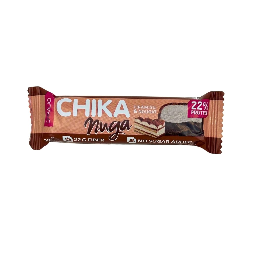 Chikalab Батончик глазированный Нуга со вкусом Тирамису 50гр