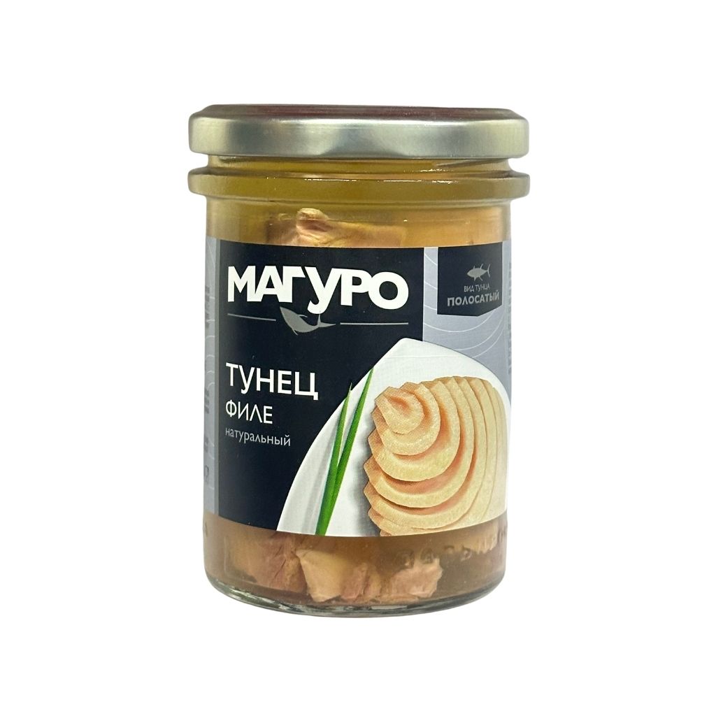 Тунец Магуро желтоперый филе-кусочки в натуральной заливке 170 Китай