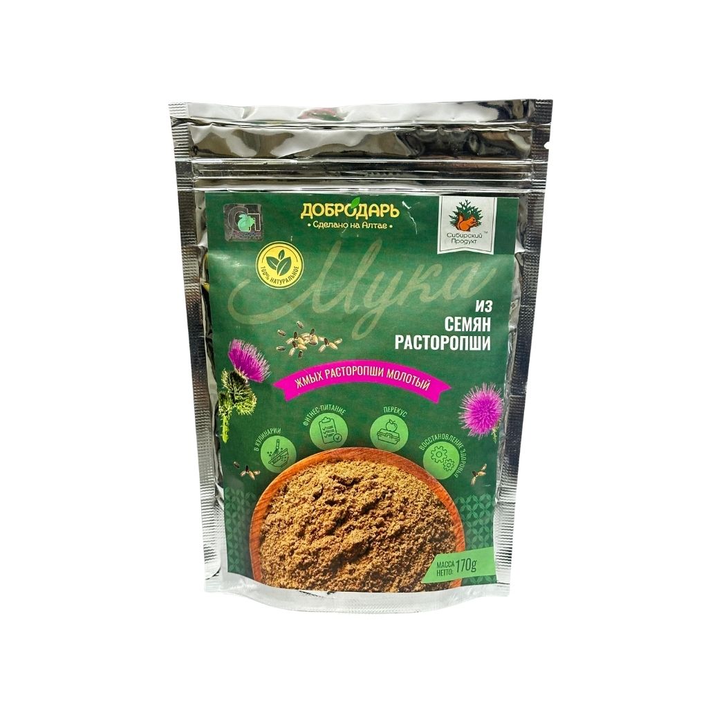 Сибирский продукт Жмых расторопшый молотый 170гр