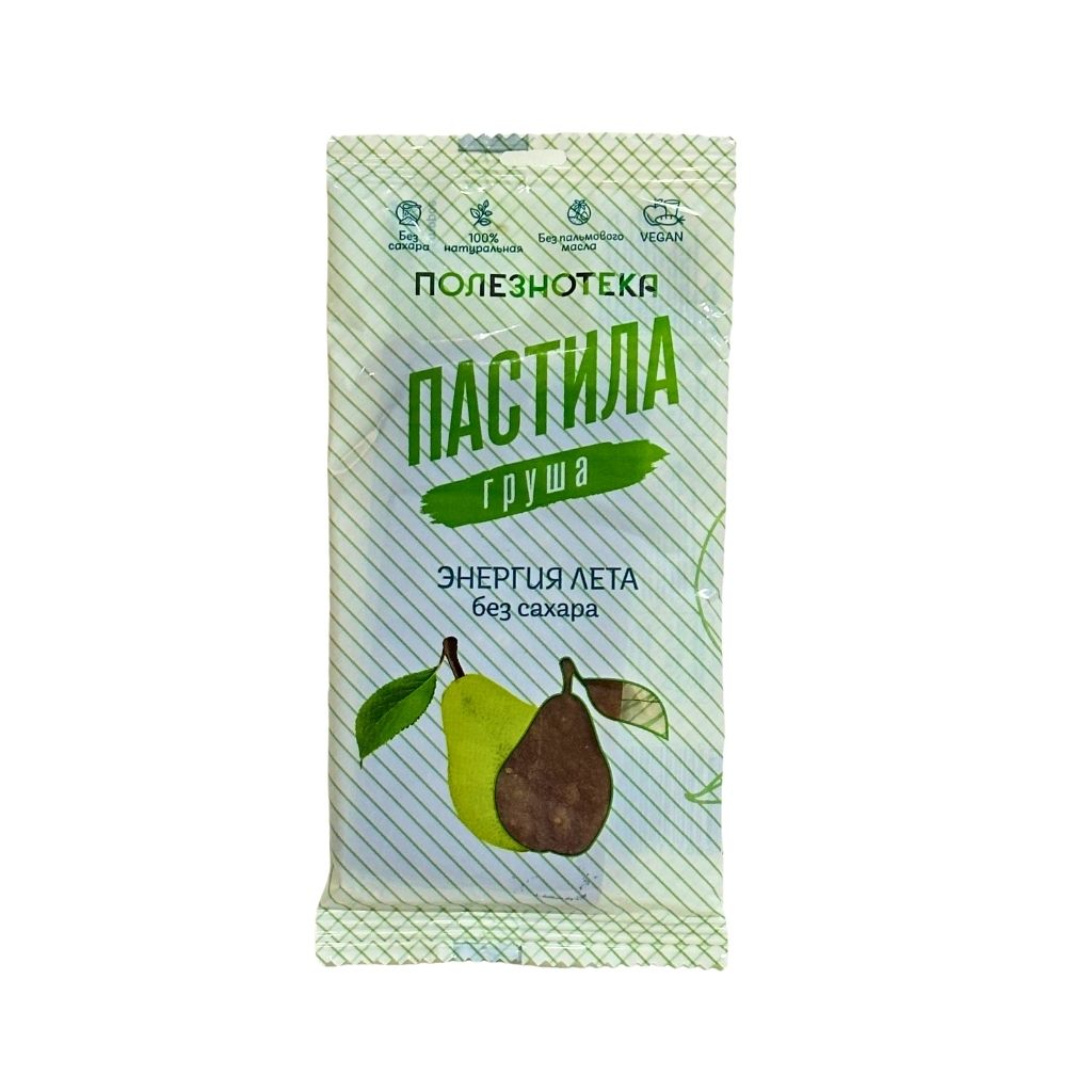 Полезнотека Пастила Груша без сахара 50гр