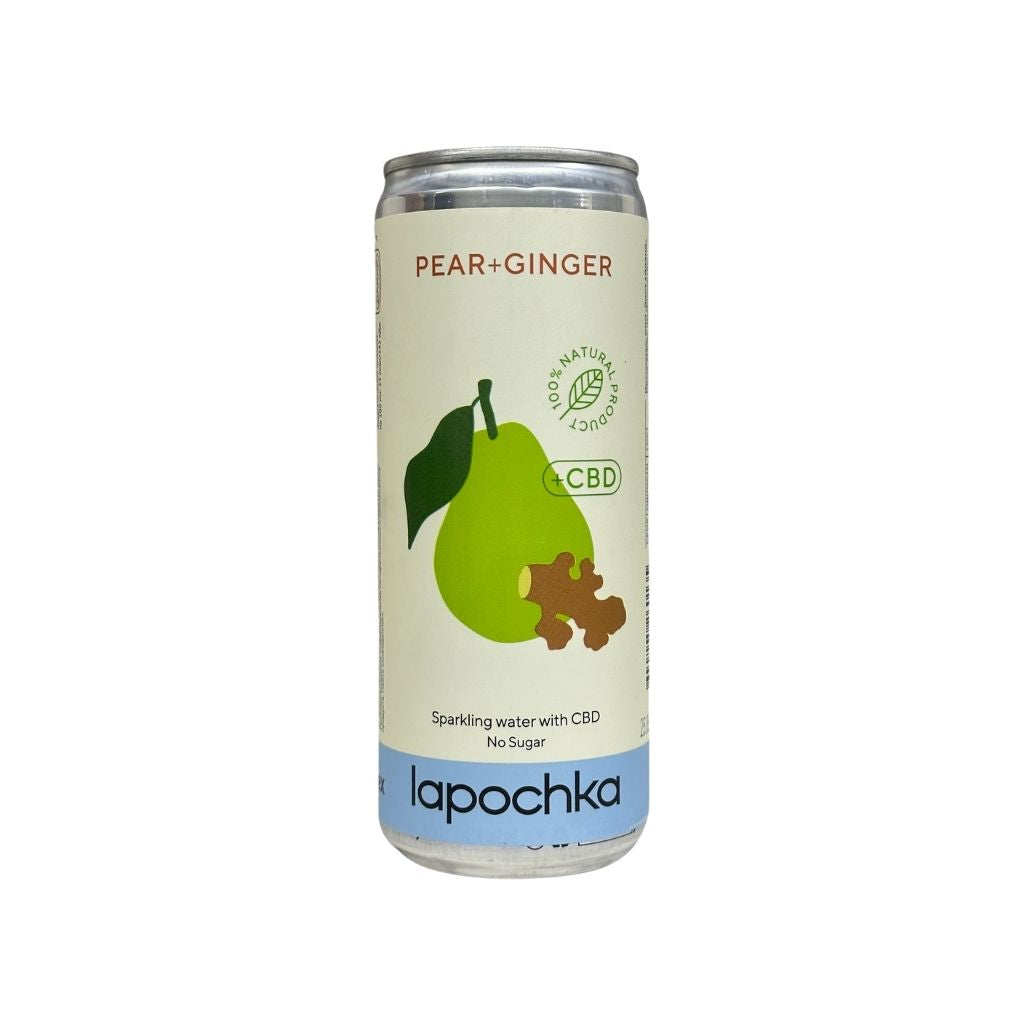 Лапочка Vitamin Water CBD Груша напиток безалкогольный 330мл