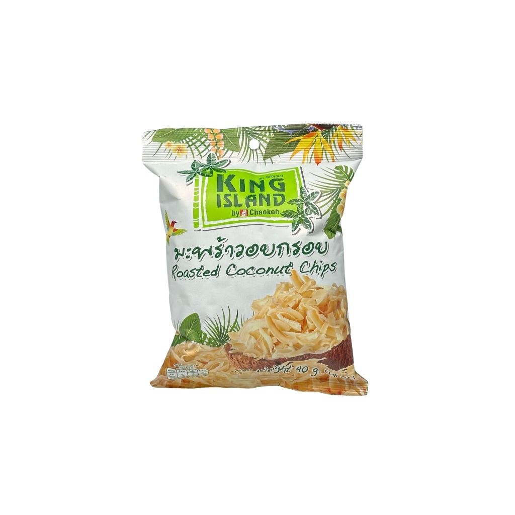 King island Кокосовые чипсы 40гр