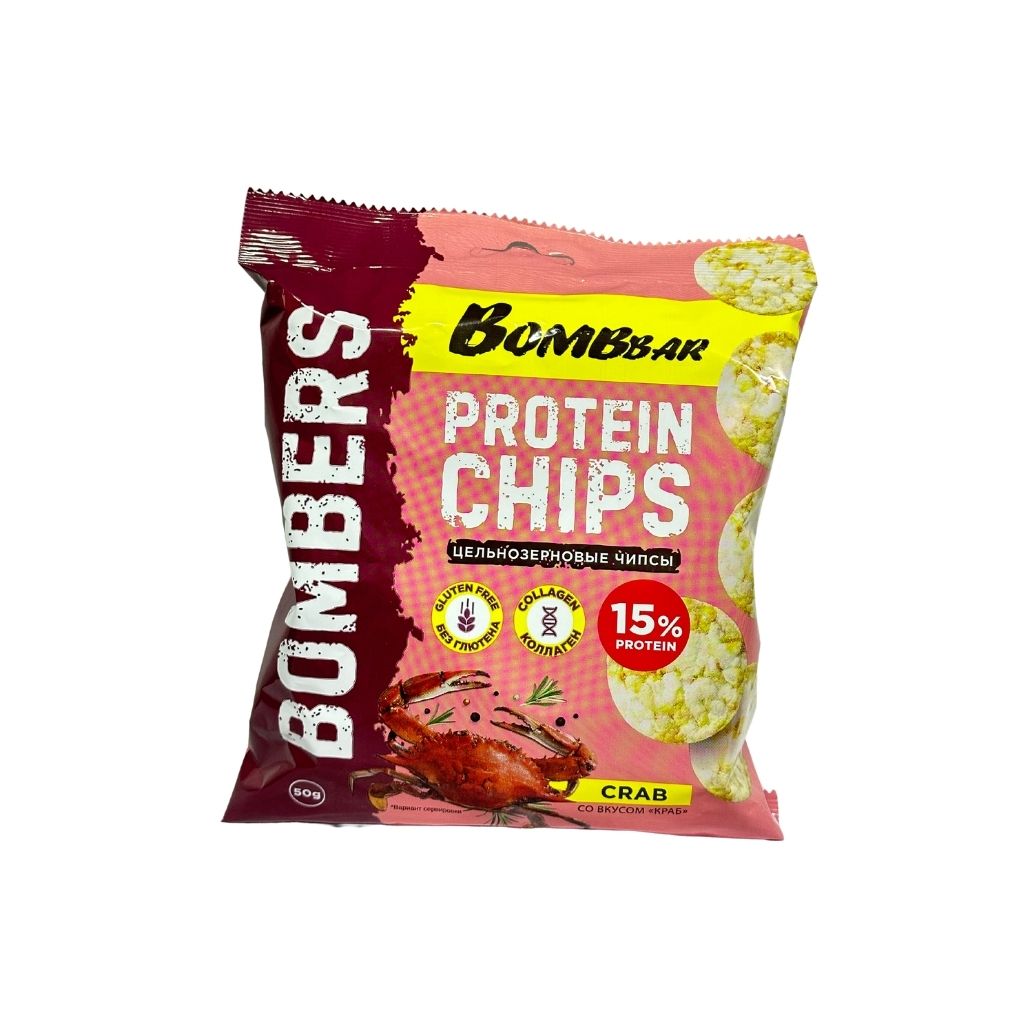 Чипсы ц/з со вкусом Бекон с паприкой 50гр Bombbar