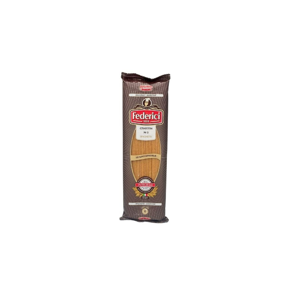 Federici Spaghetti Integrale Изделия макаронные цельнозерновые Спагетти 400гр