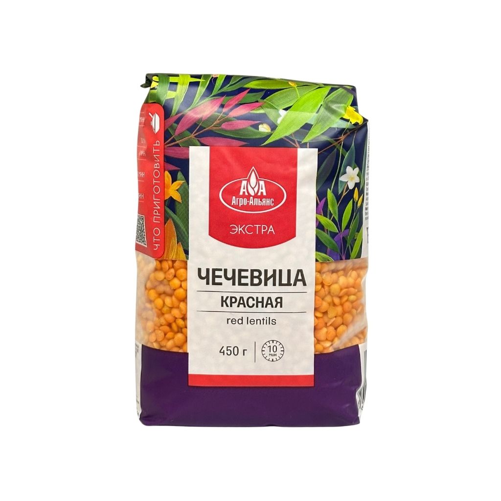 Чечевица красная Агро-Альянс Экстра 0,45кг