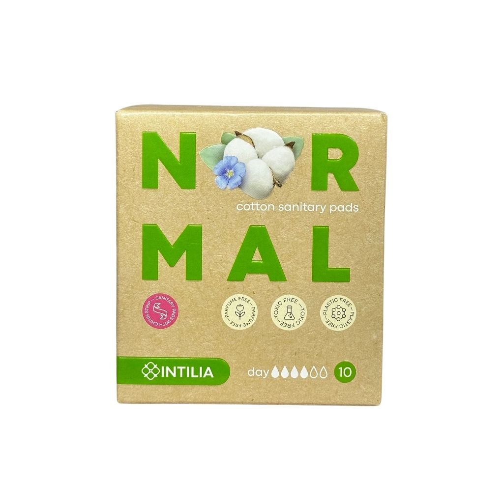Женские гигиенические прокладки с хитиновой вставкой дневные \ Normal Intilia