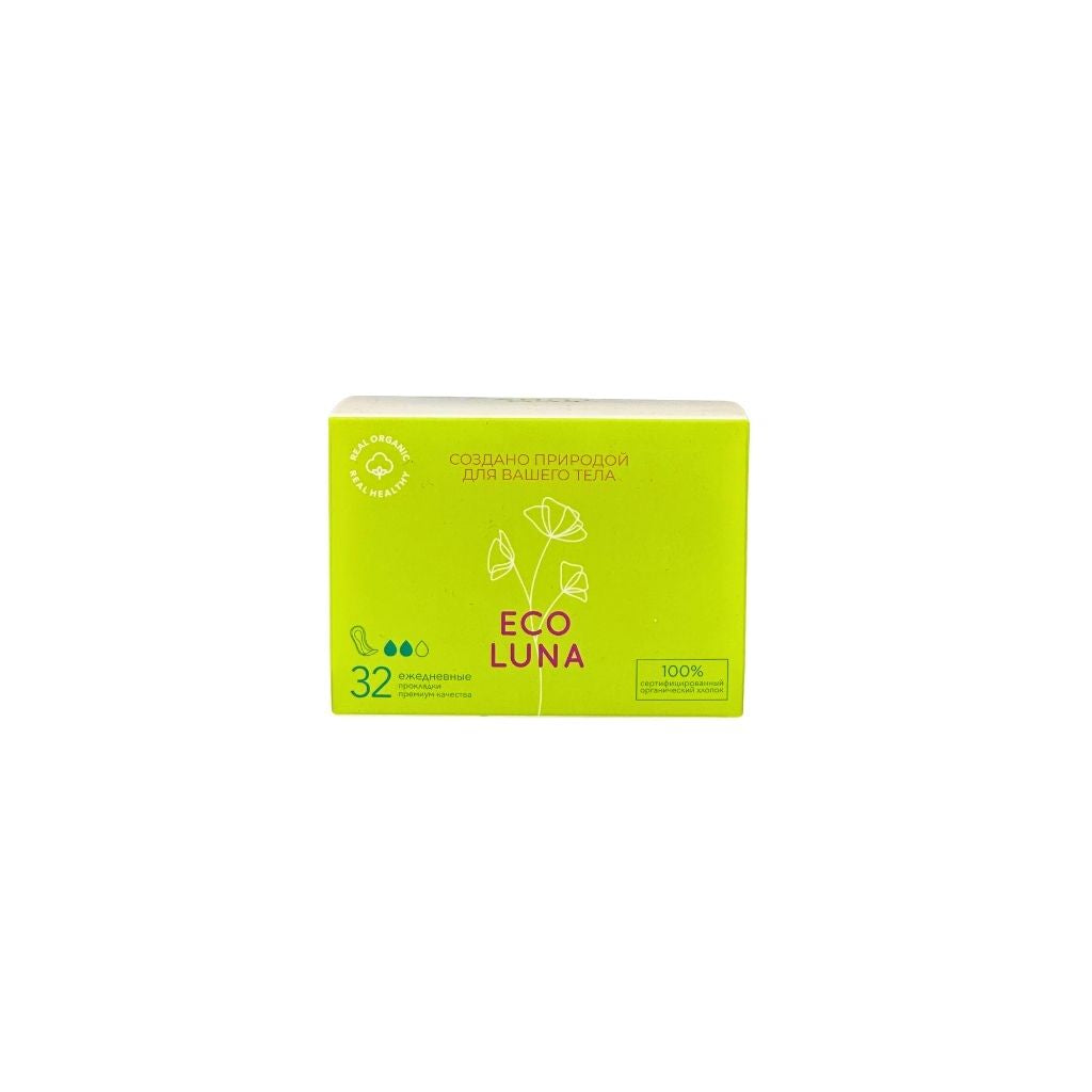 Eco luna Ежедневные гигиенические прокладки 32шт Р150шт