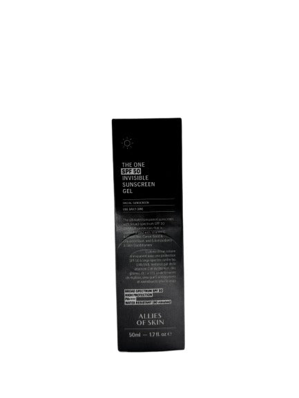 Allies of Skin The One SPF 50 Invisible SUNSCREEN Gel, 50 мл