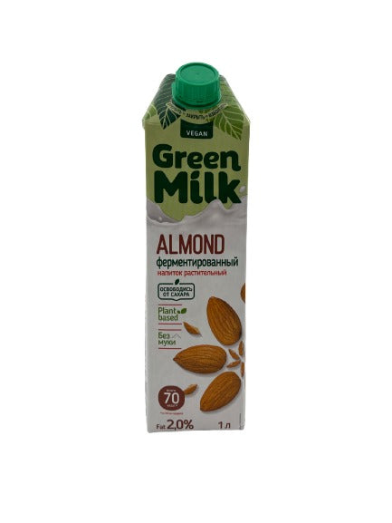 Green milk Напиток миндальный на ячменно-нутовой основе 1л