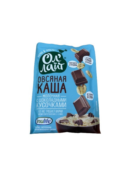 Ол Лайт Овсяная молочная каша быстрого пригот с курагой 40гр, шт