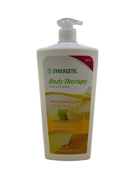 Синергетик Гель для душа Пробуждающий Чайная роза Body therapy 900мл, шт