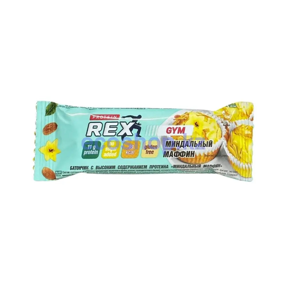 Батончик Роял Кейк Protein Rex Low Carb 35гр (Миндальный маффин) Маффин