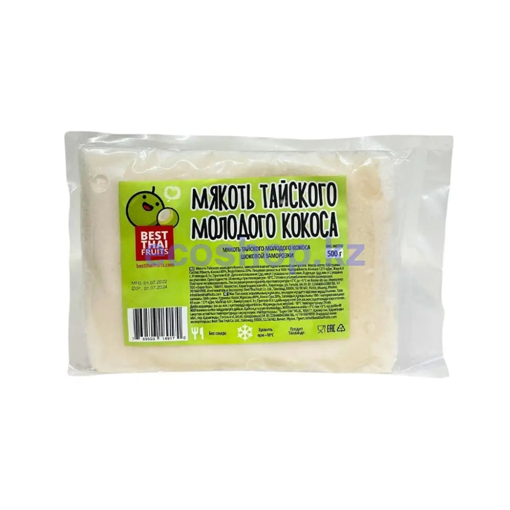 Best Thai Fruits Мякоть тайского молодого кокоса 500гр Фрукты