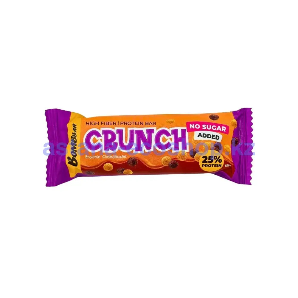 Bombbar батончик глазированный Crunch Брауни Чизкейк 50г Батончик