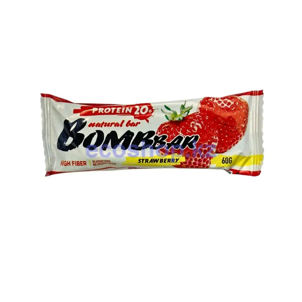Bombbar батончик Клубника 60гр Батончик